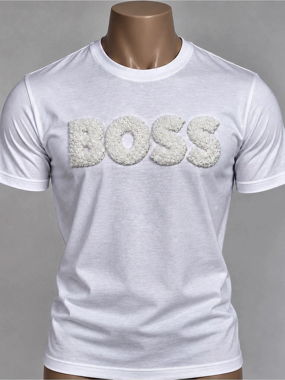 Men's White Short Sleeve Graphic Tee